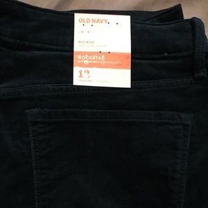 Old Navy Velvet Ankle Pants